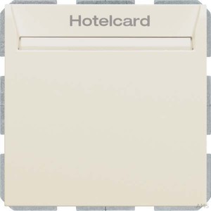 Berker Relais-Schalter Hotelcard weiß glänzend 16408992