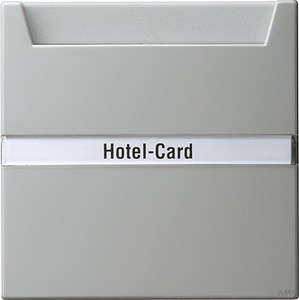 Gira 014042 Hotel Card Taster mit Beschriftungsfeld S Color Grau