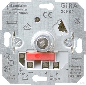 Gira 030900 Potentiometer 1 10V Schaltfunktion Einsatz