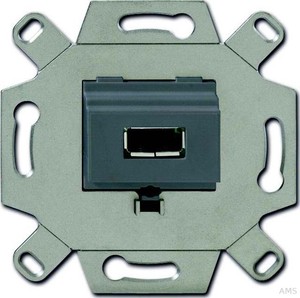 Busch-Jaeger USB-Anschlussdose grau 0261/13
