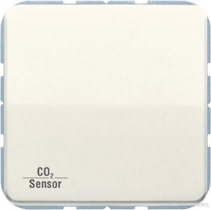Jung KNX CO2-Sensor, RT-Regler Luftfeuchtesensor cremeweiß (ws) CO2 CD 2178