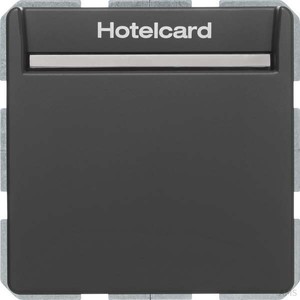 Berker Relais-Schalter Hotelcard anthrazit samt 16406096