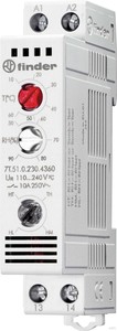 Finder Multi-Thermo-/Hygrostat 1S 10A 110-230VAC 7T. 51.0.230.4360