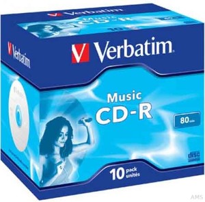 Verbatim CD-R AUDIO JC MUSIC LIFE PLUS - Rohling (1 Pack)