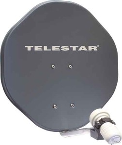 Telestar ALURAPID 45 grau mit SKYSINGLE HC-LNB