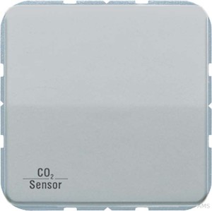 Jung KNX CO2-Sensor, RT-Regler Luftfeuchtesensor grau CO2 CD 2178 GR