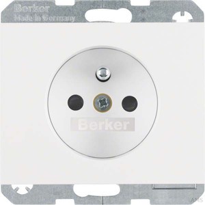 Berker Steckdose mit Schutzkontakt K. 1 po 6768757009