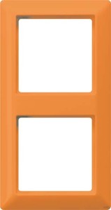 Jung Rahmen 2-fach orange waage/senkrecht AS 582 BF O