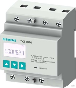 Siemens E-Zähler mit Display 7KT1671