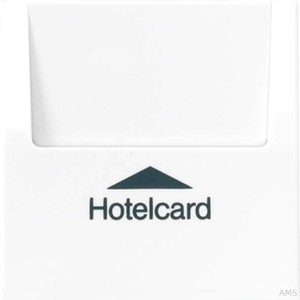 Jung Hotelcard-Schalter alpinweiß (aws) ohne Taster-Einsatz LS 590 CARD WW