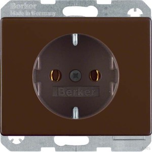 Berker SCHUKO-Steckdose br/glänzend 41150001