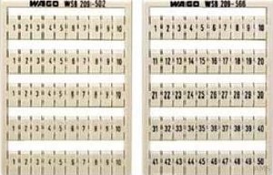 WAGO WSB-Bezeichnungssystem W: 51-100 (2x) 209-507