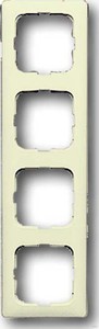 Busch-Jaeger Rahmen 4-fach cremeweiß (ws) für Kanalabdeckungen 2514-212K-102