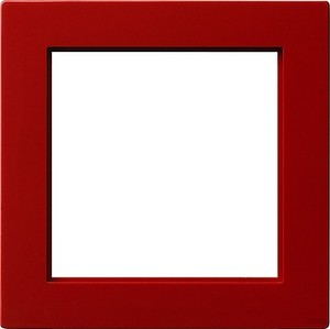 Gira 028243 Adapterrahmen 50x50 quadratisch S Color Rot