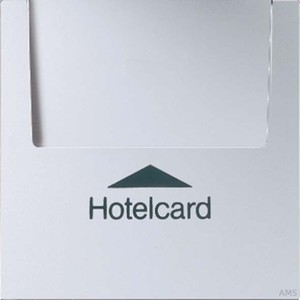 Jung Hotelcard-Schalter aluminium ohne Taster-Einsatz AL 2990 CARD