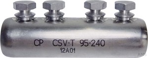 Cellpack Schraubverbinder für Cu+Al,m. Trennsteg CSV-T95-240TSSnAS