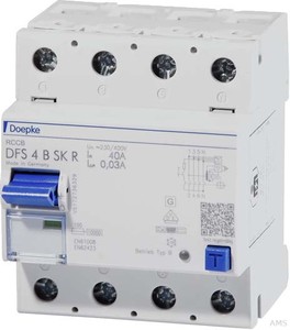 Doepke FI-Schalter DFS4 040-4/0,03B SKR