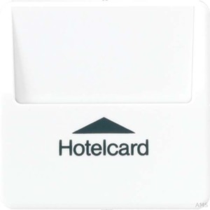 Jung Hotelcard-Schalter alpinweiß (aws) ohne Taster-Einsatz CD 590 CARD WW