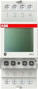 ABB Wochen-Zeitschaltuhr 2-Kanal Bluetooth DW 2