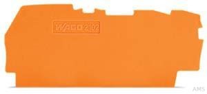WAGO Abschluss Zwischenplatte 0,8 mm, orange 2102-1392 (100 Stück)