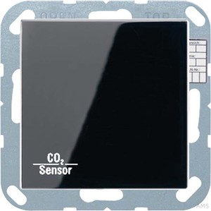 Jung KNX CO2-Sensor, RT-Regler Luftfeuchtesensor schwarz CO2 A 2178 SW
