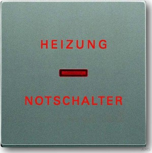 Busch-Jaeger Wippe meteor/grau Heizung-Notschalter 1789 H-803