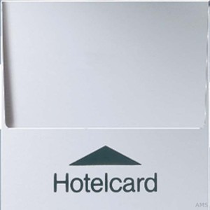 Jung Hotelcard-Schalter aluminium ohne Taster-Einsatz A 590 CARD AL