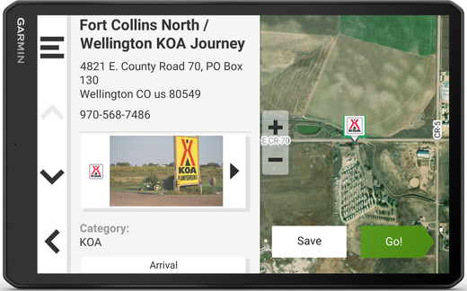 Garmin Navigationssystem 10-Zoll,GPS Campercam 1095