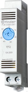 Finder Schaltschrank-Thermostat 1S, 10A 7T. 81.0.000.2301