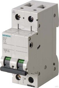 Siemens Leitungsschutzschalter 400V,10KA,2p.,B,25A 5SL4225-6