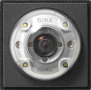 Gira 126567 Farbkamera für Türstation TX_44 (wassergeschützt unterputz) Anthrazit