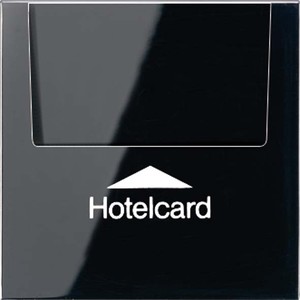 Jung Hotelcard-Schalter schwarz ohne Taster-Einsatz LS 590 CARD SW