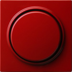 Gira 065043 Abdeckung Drehdimmer S Color Rot