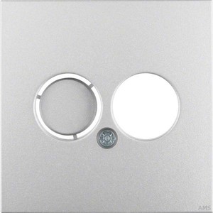 Berker Zentralstück aluminium matt für Lautsprecher-Dose 11961404