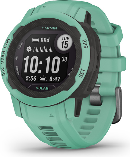 Garmin GPS-Outdoor-Smartwatch Pastellgruen INSTINCT 2S SOLAR gn