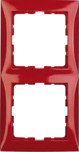Berker Rahmen 2-fach rot glänzend 10128962