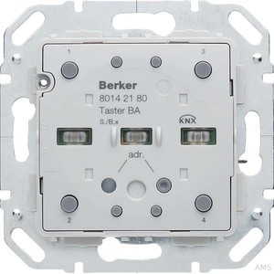 Berker Tastsensor-Modul 2-fach mit BCU KNX 80142180