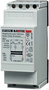 Grothe Transformator Fail-safe 8VAC, 1,0A GT 50810