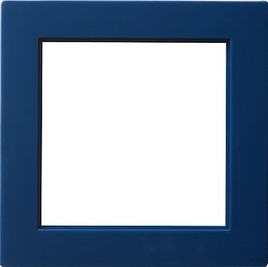 Gira 028246 Adapterrahmen 50x50 quadratisch S Color Blau