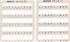 WAGO WSB-Bezeichnungssystem cremeweiß (ws) 21... 30 (10x) 248-504