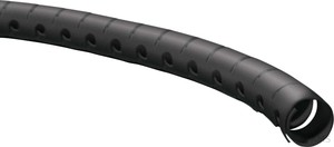 HellermannTyton Schlauch inkl. Werkzeug Spirale, schwarz HWPP-8MM-PP-BK-Q1 (25 Meter)
