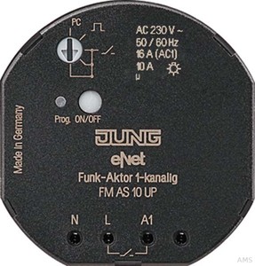 Jung Funk-Aktor 1-kanalig, UP FM AS 10 UP