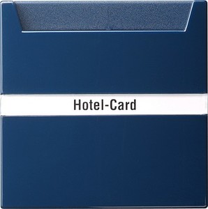 Gira 014046 Hotel Card Taster mit Beschriftungsfeld S Color Blau