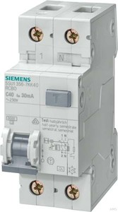 Siemens FI/LS-Schutzeinrichtung 30MA,6KA,1+N,C,6A 5SU1356-7KK06