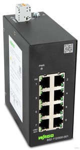 Wago Industrial-ECO-Switch 8 Ports 100Base-TX 852-112/000-001