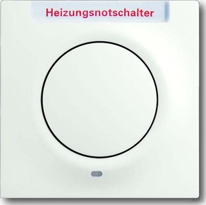 Busch-Jaeger Zentralscheibe stws mt Heizung-Notschalter 1789 H-774-101