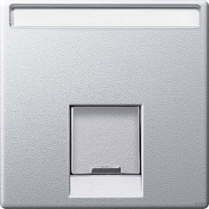 Merten Zentralplatte 1fach aluminium MEG4573-0460