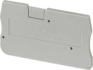 Phoenix Contact Abschlussplatte grau 45x2,2x24,3mm D-PT 1,5/S