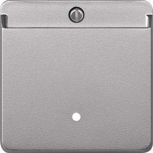 Merten Card-Schalter aluminium beleuchtbar 315460