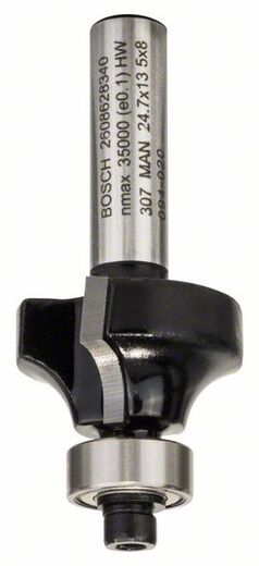 Bosch 2608628340 HM-Nutfräser 8/R 6mm